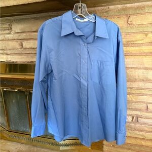 Foxcroft Sky Blue Blouse